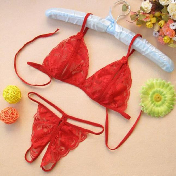 Women's Sexy Lingerie  Lingerie Transparent Open File Lace Sexy Underwear