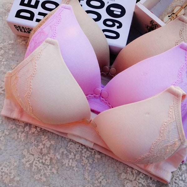 Sexy Underwire Intimates Cotton Seamless Push Up Wireless Women Clothing Underwear Girls bra Lingerie